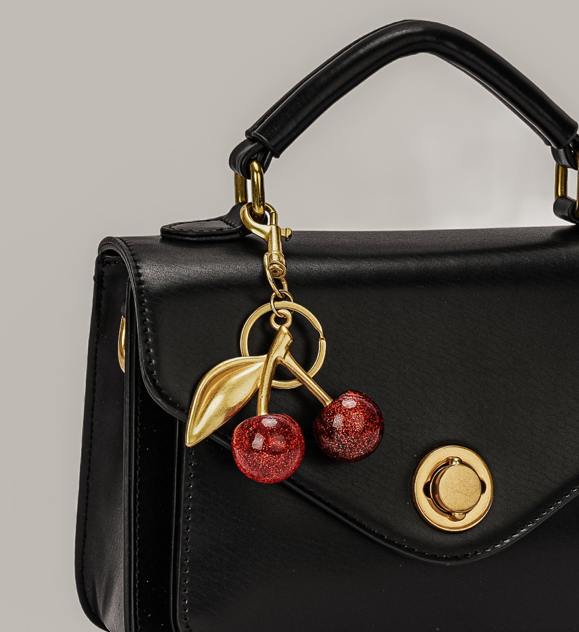 BAG CHARM CHERRY