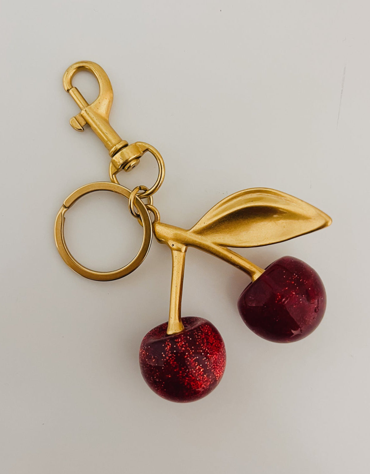BAG CHARM CHERRY